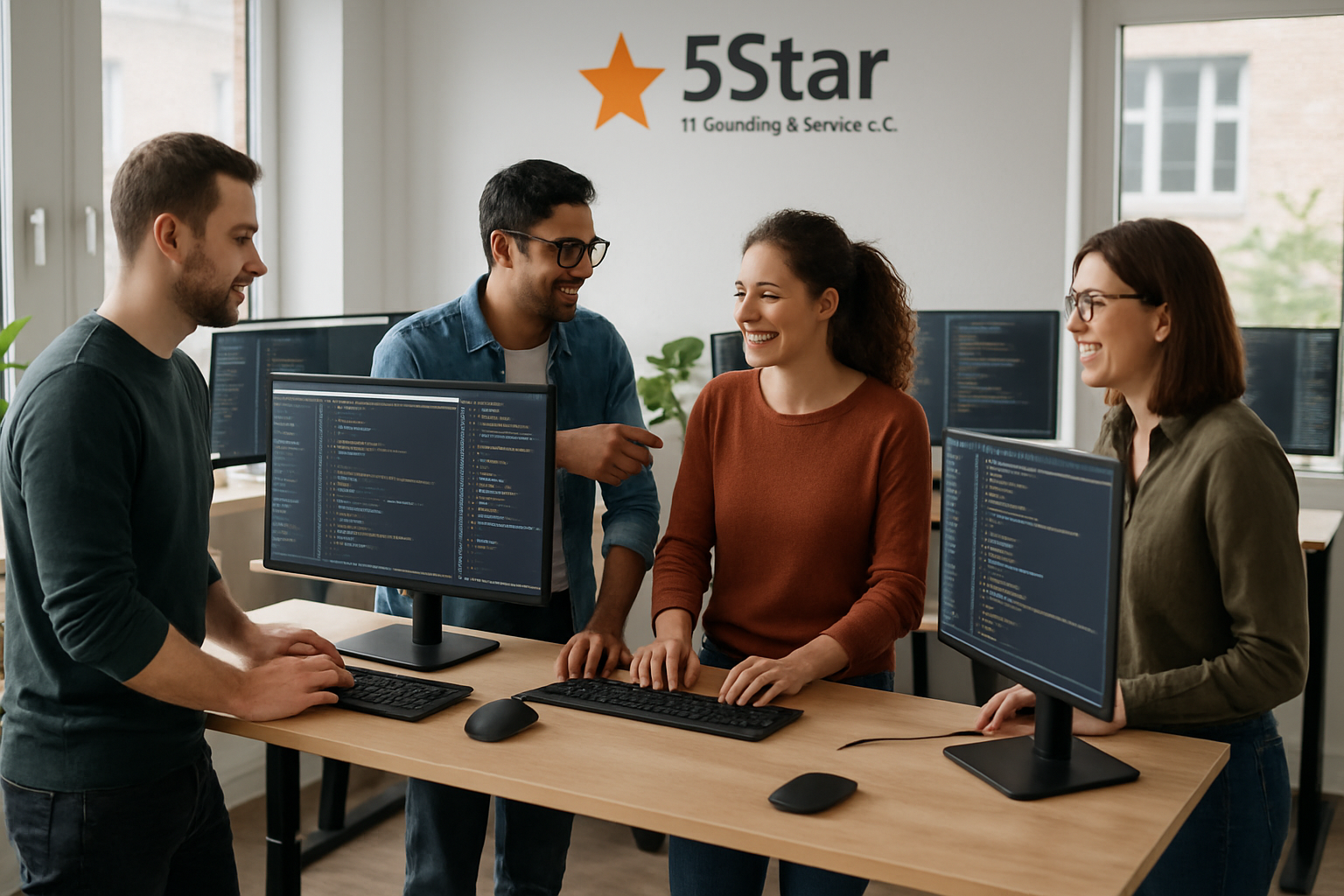 Unser Team bei der Arbeit